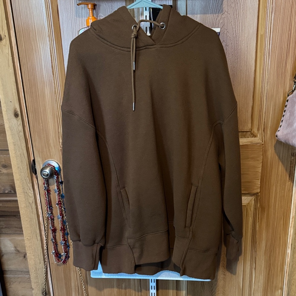 Oversized Brown Hoodie